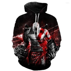 Moletons Masculinos Est God Of War Impressos 3D Legal Inverno Outono Masculino Feminino Anime Moletom Personalidade Casual Plus Size Pulôver Casaco