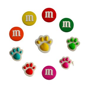 Аксессуары для ботинок мультфильм Carty Charms для сандалии для засорения M Paws Kawaii Pvc