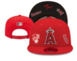 Dobra jakość aniołów literowa czapka Gorras Planas Hip Hop Snapback Baseball Outdoor Sport Hiphop Regulowane Red Hat H1-7.20