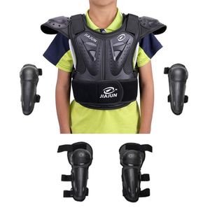 Armadura de motocicleta Colete de proteção de corpo inteiro Ciclismo Motocross Blance Armadura de bicicleta ternos meninos meninas patinação joelho protetor de cotovelo3025