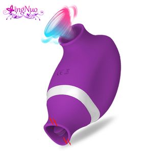 Vibratorer kraftfulla sugande vibrator lämplig för kvinnor stimulator oral katt tunga slickande sex leksak 230719