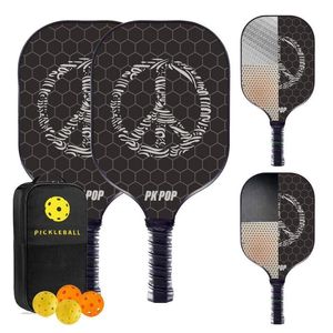 Squash Racquets Kimchi Ball Paddle Glass Glass Fibercarbon Fibre Holder z Sweetspot Power Core i wygodne akcesoria Grip 230719