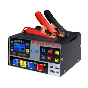 Altre batterie Caricabatterie Caricabatteria per auto Universale 12V 24V Spina intelligente ad alta potenza Riparazione Batteria UK Caricabatterie USA Rame automatico a impulsi puri I6C7