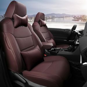 Auto Original Custom Autositzbezüge für Toyota Rav4 4 Farben Lederschutz Sitzkissen Vorne Hinten Sitz Fit Full Sets219l