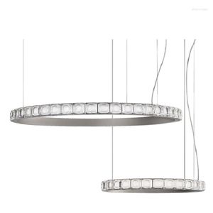 Lâmpadas pingente lâmpada moderna led preto fio de ferro iluminação industrial els circle itens decorativos para casa lustre suspensão