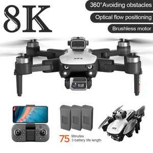 S2S Mini Drone 4k Profesional 8K HD Camera Flighting 25min Obstacle Avoidance Brushless Foldable Quadcopter RC Drone Kids Toys