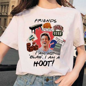 Friends tv şovu tshirt amerikan tv dizisi arkadaşlar periferik kısa kollu erkek ve kadın çift tişört