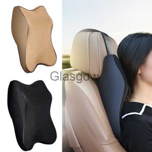 Seat Cushions Car Neck Pillow 3D Memory Foam Seat Head Rest Adjustable Auto Headrest Pillow Travel Neck Cushion Support Holder Seat Pillow x0720