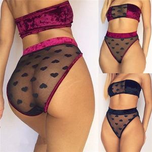 Damen Sexy Dessous Babydoll Spitzen-BH-Set G-String Höschen Unterwäsche Nachtwäsche177v