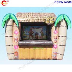 ship to door outdoor activities 4x3m outdoor portable western inflatable tiki bar party air inflated pub tent for 2718