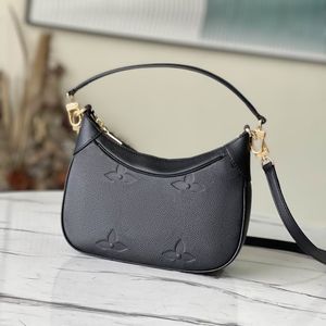 Nowy M46002 M46112 Cowhide Bagatelle torebka Pochette na ramię Women Woman pod pachami TOTE TOTE HOBO