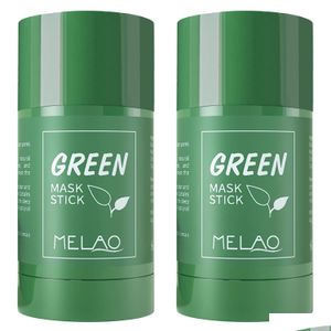 BB CC CREAMS MERKEPRETTY Zielona herbata gliniana maska ​​maska ​​stick olej kontrola anty-acne 40 ml MERKE DREAK DOBRY ZDROWIE DHDIS DHDIS