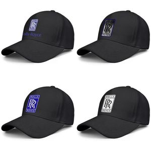 Rolls Royce Oeiginal Logo blau weiß verstellbare Trucker-Kappe für Herren und Damen im Vintage-Design, niedliche, stilvolle Baseballmützen, blockiger Glaube 262M