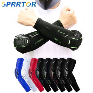 Podgrzewacze nóg ramion 1 Pair Sports Anti Collision Elbow Elbow Compression Compression Rleeves Protector Basketball Football Cycling Knee Strażnik 230720