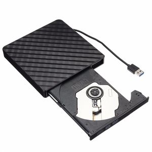 Extern USB3 0 DVD RW CD -författare Slim Optical Drive Burner Reader Player Tray Type Portable för PC Laptop263T