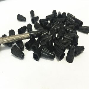 1000 pezzi / lotto Tappi valvola pneumatici Presta in plastica nera Coperchi stelo valvola pneumatici per coperchi stelo valvola francese250p