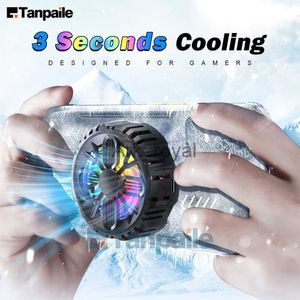 Other Cell Phone Accessories Tanpaile 10W Magnetic Semductor Cooler Phone Radiator Mini Cooling Fan for iPhone 13Tablets SwitcSamsungZTEAsus J230720