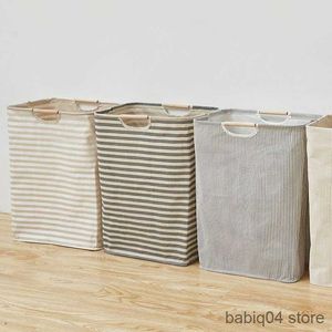 Storage Baskets Dirty Clothes Baskets Foldable Laundry Organizer Large Capacity Toys Sundries Storage Bag Thicken Fabric Bathroom Storage Basket R230720