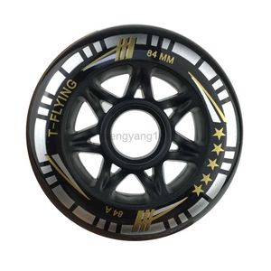 Inline rullskridskor 8 st/set 84a 84mm inline skridskor hjul professionell hastighet gratis skridskor rullskridskor för racing patines lz82 hkd230720