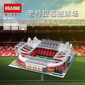 6300pcs Mini Blocks Architecture Building Toy Stadium Model Brinquedos Football Field Old Trafford Kids Present for Man Gifts Q072305t