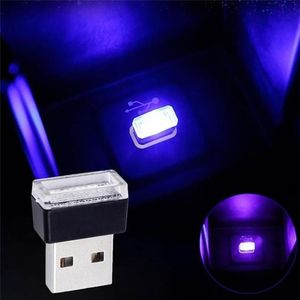 1Piece USB LED mini Wireless Atmosphere Light Car Interior Lighting Accessorio universale204B