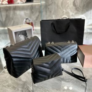 Bolsa de ombro feminina designer Loulou bolsa de corrente bolsa transversal de luxo bolsa de mão