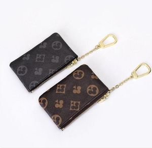 10A Quality Designer Genuine Leather Coin Purses KEY POUCH POCHETTE CLES Fashion handbag Women Mens Credit Card Holder Luxury Wallet Bag