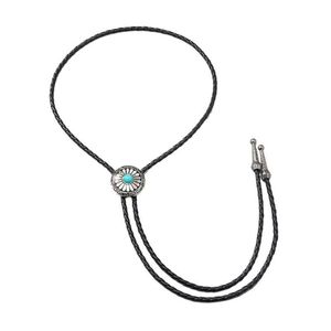 Ties Cowboy Bolo Tie Turquoise Western Vintage Natives American For Men Nectie HKD230720