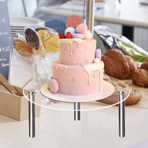 Bakeware Tools 1 Set Durable Acrylic Transparent Birthday Cupcake Dessert Stand Holder Party Supplies Cake Display