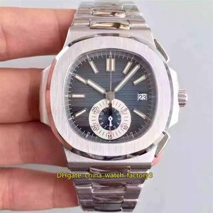 8 Style Top Quality Watches 40 5mm Nautilus 5980 1A 5980R-001 Chronograph Workin Sapphire Glass ETA 7750 CAL CH 28-520 C Movement 278A