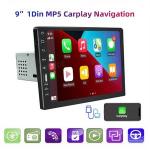 Car Video 9'' 1 Din Stereo Radio 9008CP Carplay Navigation Android Auto HD Touch MP5 Player Mirror Link FM Bluetooth Mul254L