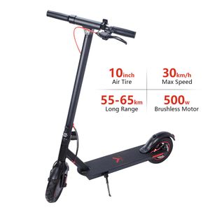 US NO TAX Pieghevole Smart Scooter Skateboard 55-65km Strong Range 36v 15AH 10 pollici Scooter elettrico Air Tire APP Control V10262H