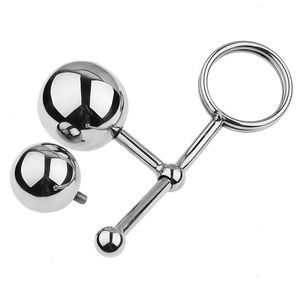 Men Wearable Cock Ring Anal Ball Butt Plug Penis BDSM Bondage sexy Toys Chastity Belt Adult Products Fetish Hook257R