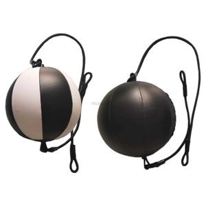 Stansbollar PU Speed ​​Ball med elastiskt rep hängande dubbeländ stansväska Boxning Ball HKD230720