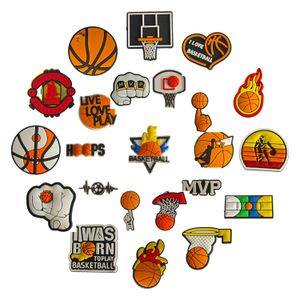 Peças de sapato acessórios desenhos animados encantos bonitos para tamancos sandálias mvp basquete kawaii pvc decoração jibz drop delivery otade