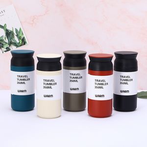 Tumblers Hochwertige Thermoskanne aus Edelstahl, einfache und modische Isolierflasche, Business-Teetasse, tragbare Reisebecher, Kaffeetasse 230720