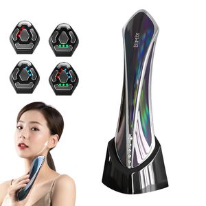Face Massager 6 In 1 Beauty Device Firming and Wrinkle Removal Home Instrument EMS Anti aging RF Skin 230720