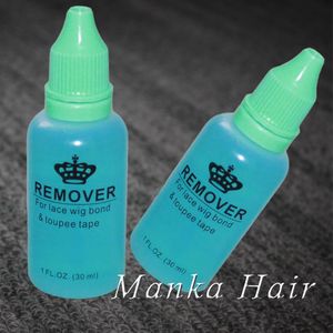 2 bottles Professional salon use 1OZ 30ml hair glue remover for lace wig toupee skin weft tape hair extension remover276B