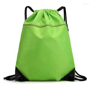 Outdoor-Taschen LauftascheOxford Stoff Kordelzug Umhängetasche Bündel Taschenrucksack Große Kapazität Sport Wasserdichte Sporttaschen Sacs Sport