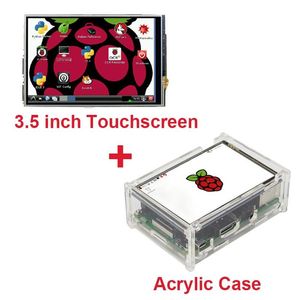 Raspberry Pi 3モデルB 3 5インチLCD TFTタッチスクリーンディスプレイスタイラスアクリルケース互換性のあるラズベリーPI 2157U