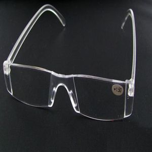 Lote de 20 unidades, óculos de leitura brancos transparentes inquebráveis, óculos de leitura de plástico, lentes de grau de 1 00 a 4 00192o