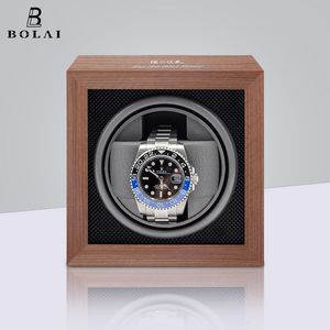 Watch Boxes Cases Watch Winder Box Automatic Wooden Single Watch Box Suitable For Mechanical Watches Automatic Rotate Rotation Motor Box Wood 230719