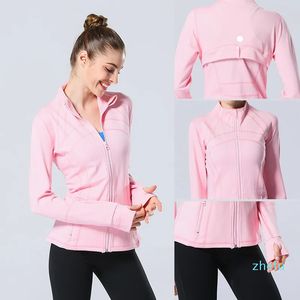 2023-fitness Wear Womens Yoga Outfits Sportswear upter cardigan jetkets ourdive ourdoor avide advical adval chare areve collev stand collear long