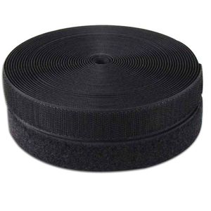 2 Rolls 1m hook and loop fastener grip tape sew on touch tape black adhesive fastener tape craft sewing & repairs276A