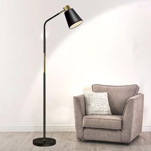 Floor Lamps Modern LED Adjustable Corner Lights Black White Green Standing Studio Retro Tripod Light Head Reading
