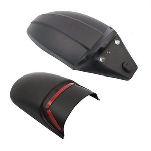 Abs czarny z przodu tylny hugger fender extender błotnik dla motocyklowych serii Honda NC700 NC750