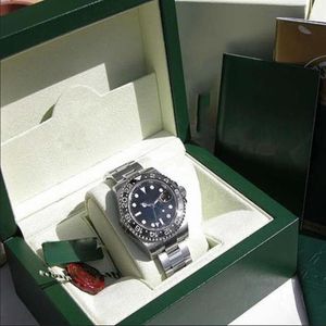 Factory s Watch Christmas Gift Automatic Movement 40MM MENS BLACK CERAMIC Bezel Sapphire Glass with Original Box Diving Watche256u