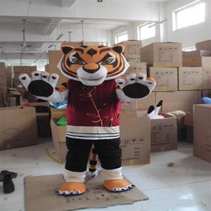 2018 İndirim Fabrikası Güzel Kung Fu Tiger Karikatür Bebek Maskot Kostümü 267B