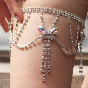 Anklets Pattern Fashion Multi Layered Rhinestone Leg Chain Summer Beach Sexy Luxurious Tassels Accessories