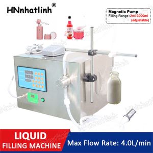 Imbottigliatrice semiautomatica Pompa magnetica Acqua minerale Olio essenziale Fluido Riempitivo quantitativo Produzione di imballaggi